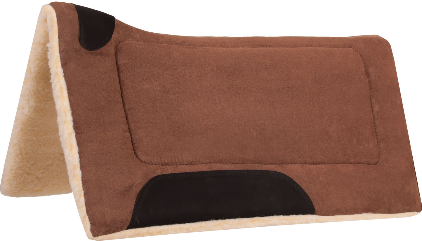 Contoured Saddle Pad - Faux Suede