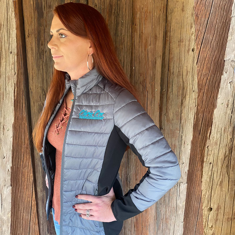 Womens Grey Hybrid Coat