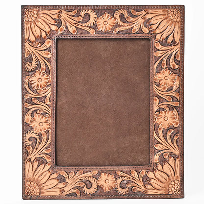 Tooled Leather Photo Frame